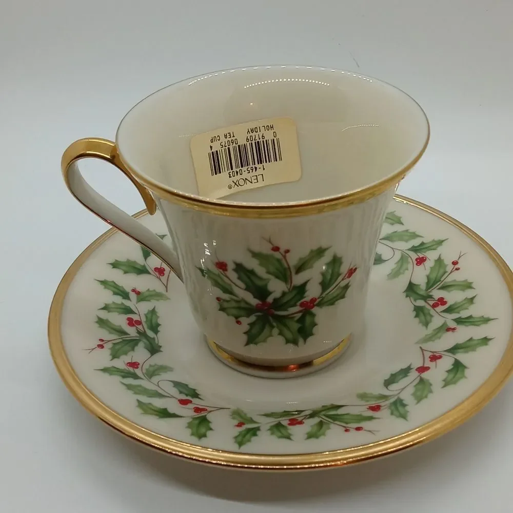 Lenox Dimensions Collection Holiday Tea Cups - Picture 7 of 7
